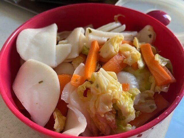 【カルディ】マリネみたいな爽やかなキムチ！子どももパクパク食べたれる！水キムチの素