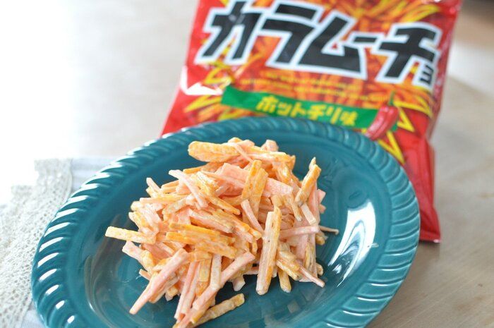 辛旨ジャンク【カラムーチョにんじん】ヘルシー志向の逆を行く！2口目からクセになるおつまみレシピ