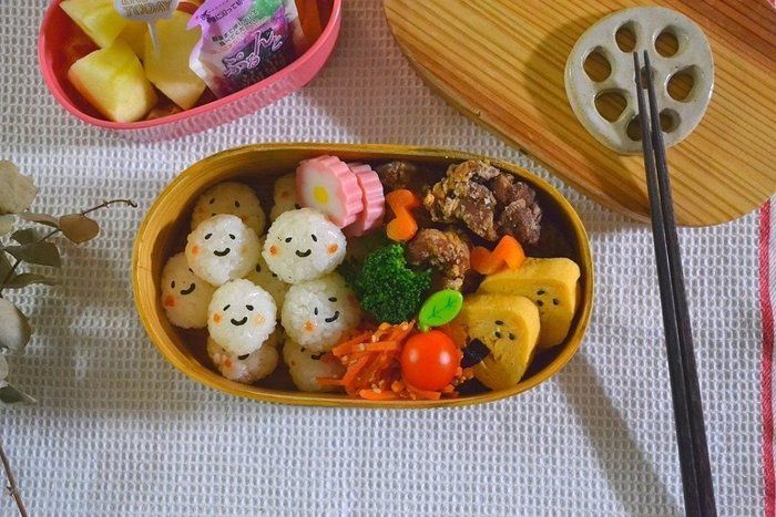 【お弁当】蓋を開けた瞬間思わず笑顔になる「こにぎり」弁当３選！！