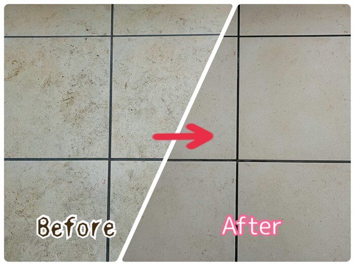 【カインズ】見て見て！！洗剤いらずでこんなに綺麗！玄関タイルが水だけでピカピカに