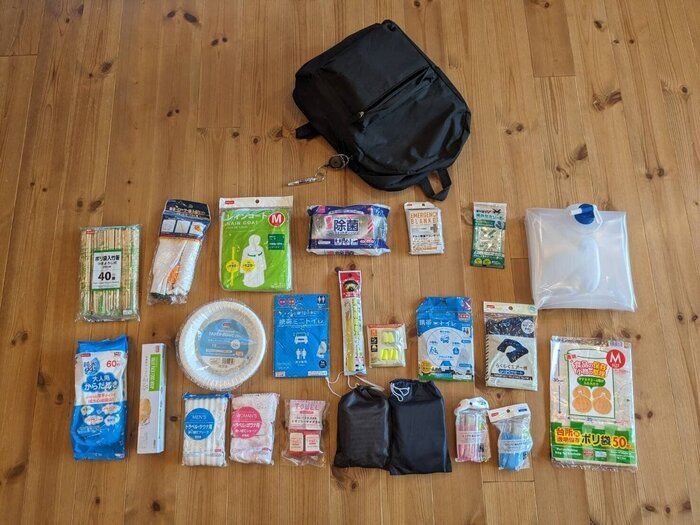 【防災】“ALLダイソーアイテム“自由にカスタムできる防災リュック