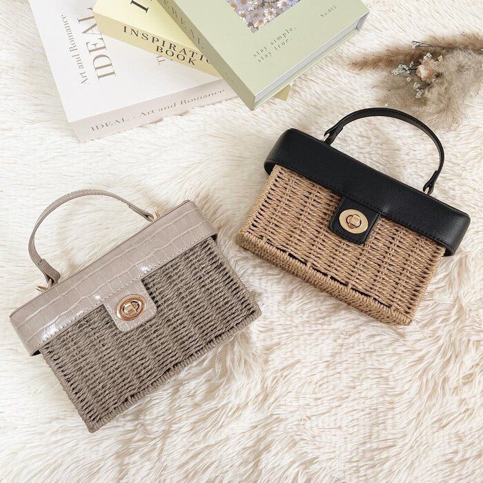 【しまむら】可愛すぎてイロチ買い！プチプラなバニティ風かごバッグ