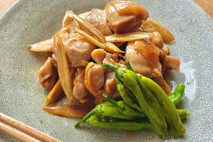 【煮物は電子レンジ使いでもっと時短】こっくり鶏ごぼう煮