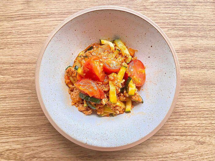 夏バテのときこそ食べたい！「トマトたっぷり♪夏野菜炒め」