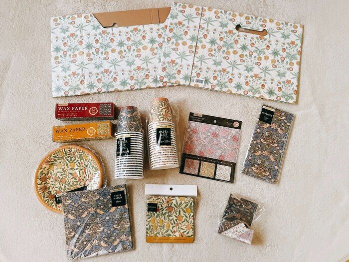 【セリア】節約主婦なのに思わず爆買いしたかわいすぎるモリスシリーズ