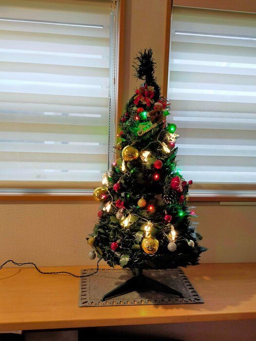 我が家のクリスマスツリーはかなりコンパクト