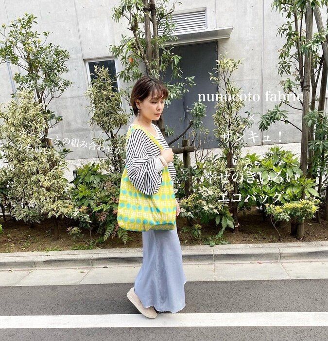 サンキュ!特装版の付録エコバッグでコーディネート