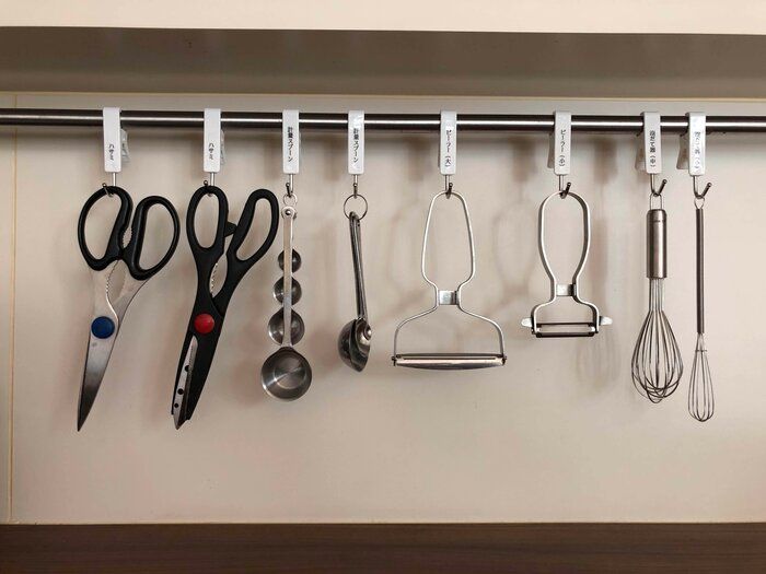 【キッチン】定位置管理でサッと見つかる！キチンと戻す！