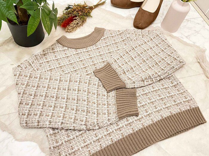 【しまむら】秋冬の定番！高見えツイードニットが可愛すぎる