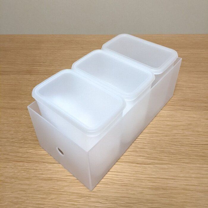 【ファイルボックスと相性バツグン】無印良品の「粉もの保存容器」は粉もの以外にも使える便利なケース