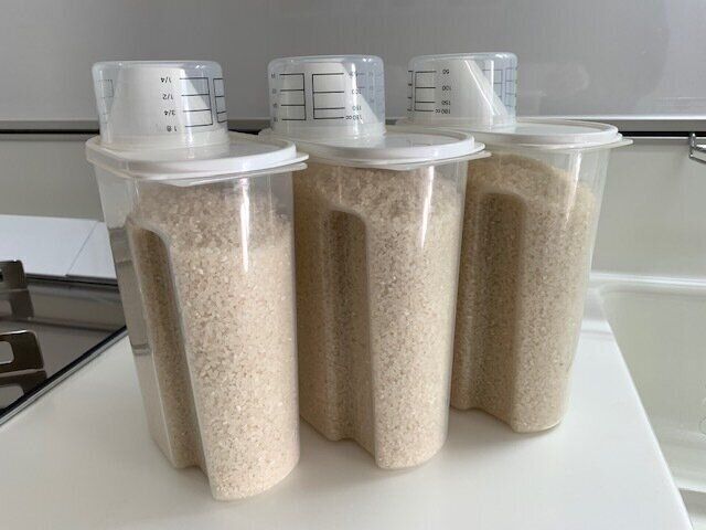 今も便利に使っています！廃版になった無印良品のお米保存容器