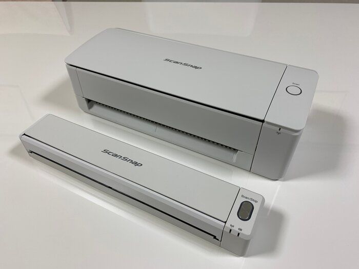 ScanSnap　データ化で紙の削減！　無線LAN設定でコード類もすっきり