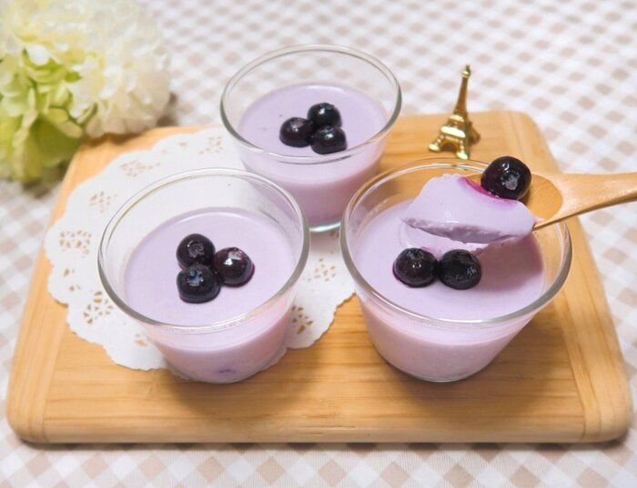 簡単！極上おうちスイーツ【ブルーベリーのパンナコッタ】のつくり方
