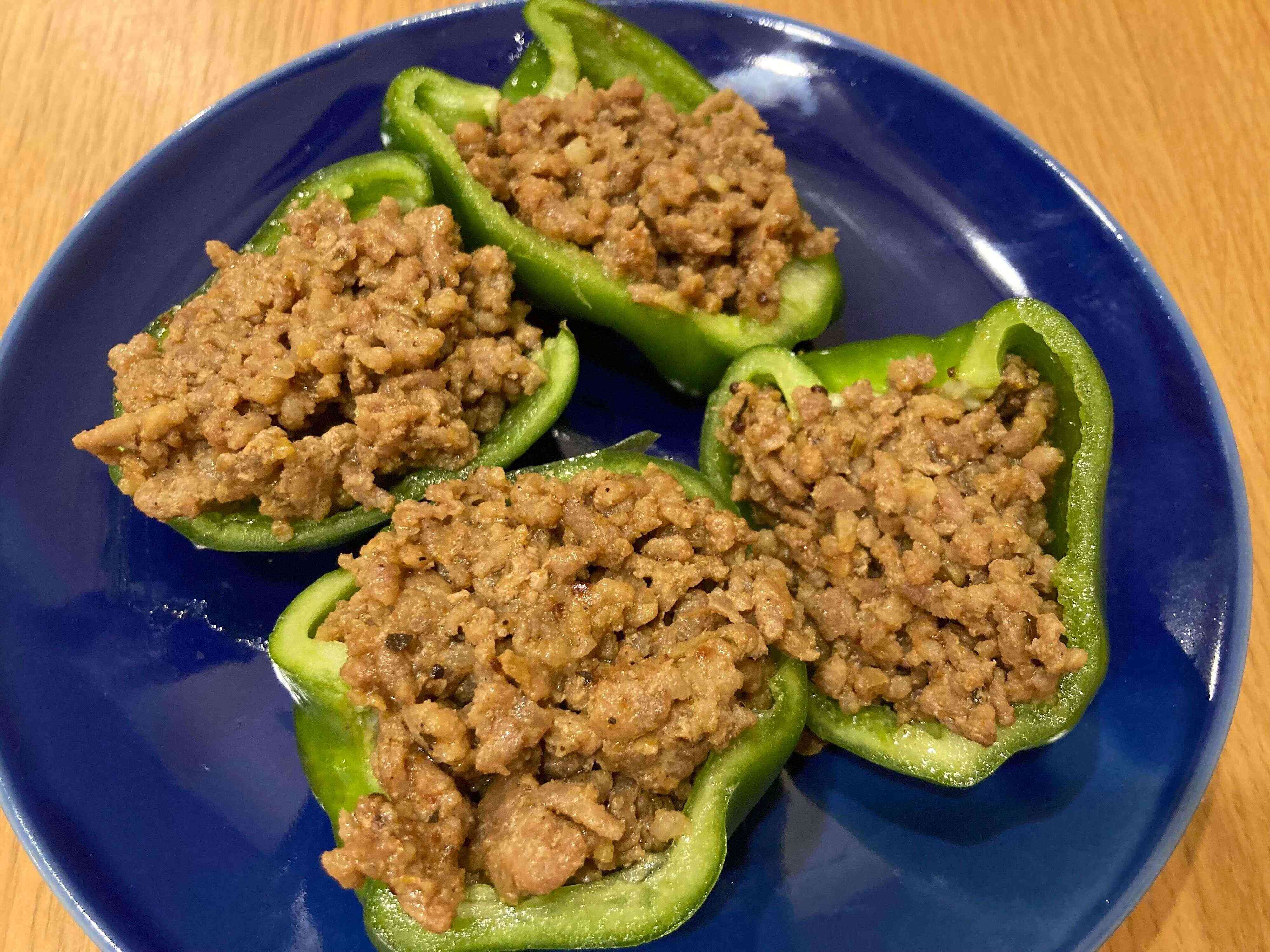 時短でおいしいレシピ！冷たいピーマンの肉詰め