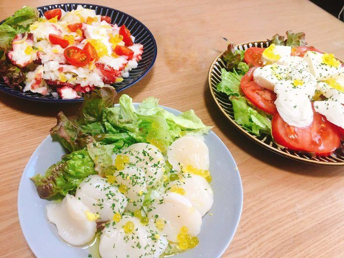 かんたんで映える！夏に美味しい3種の冷んやり前菜