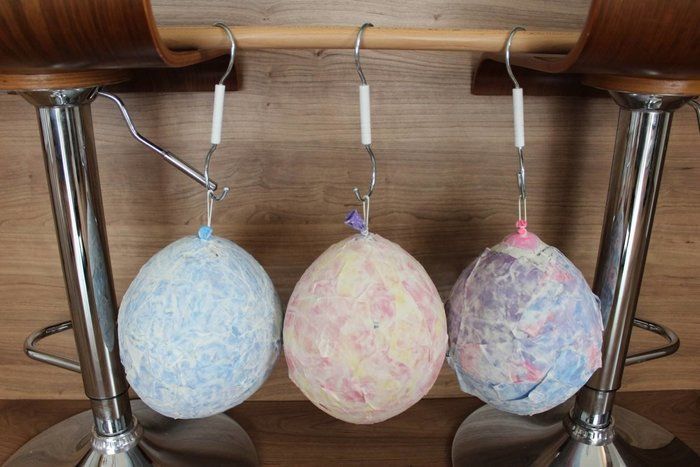 子供達とストレス発散！！おうち時間でピニャータ作り！