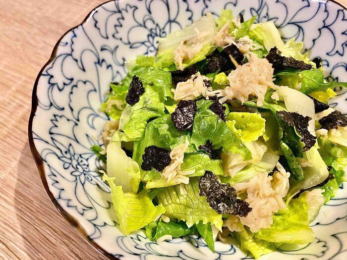 ｢超時短｣ドレッシング要らず！旨味最強レタスサラダ