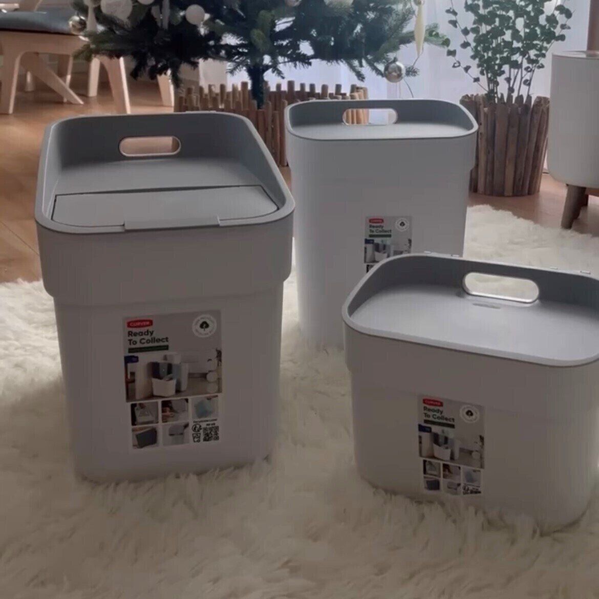 【楽天】再生原料100％使用したサスティナブルな分別ダストボックス