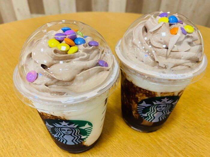 スタバ新作！チョコバナナナバナナフラペチーノを飲んでみた！