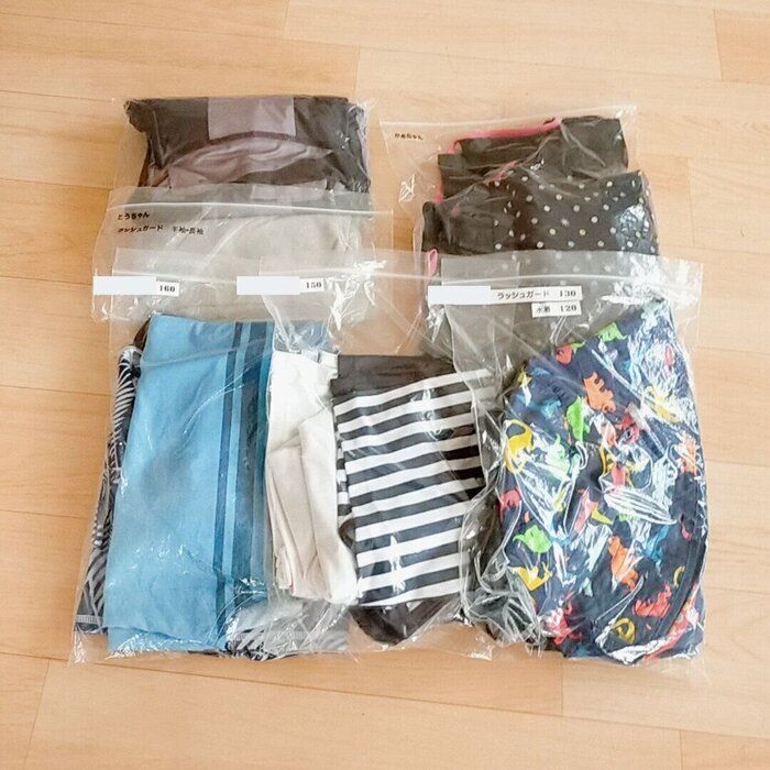 《夏の終りに》水着は○○を使って収納。来年の夏ラク出来るように工夫する