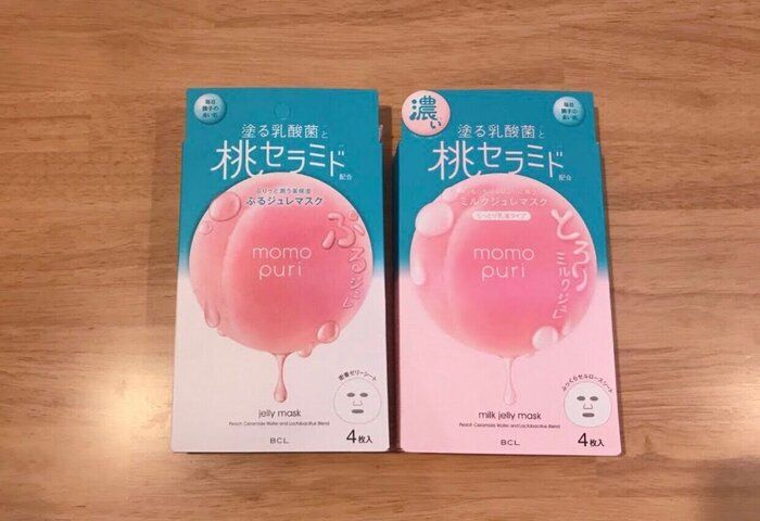 パケ買いしたももぷりシリーズのマスク