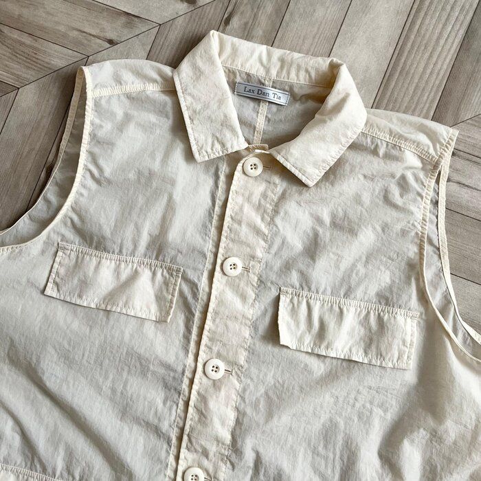 【しまむら】待ってました！しまむらさん！！ホワイトミリタリーベスト