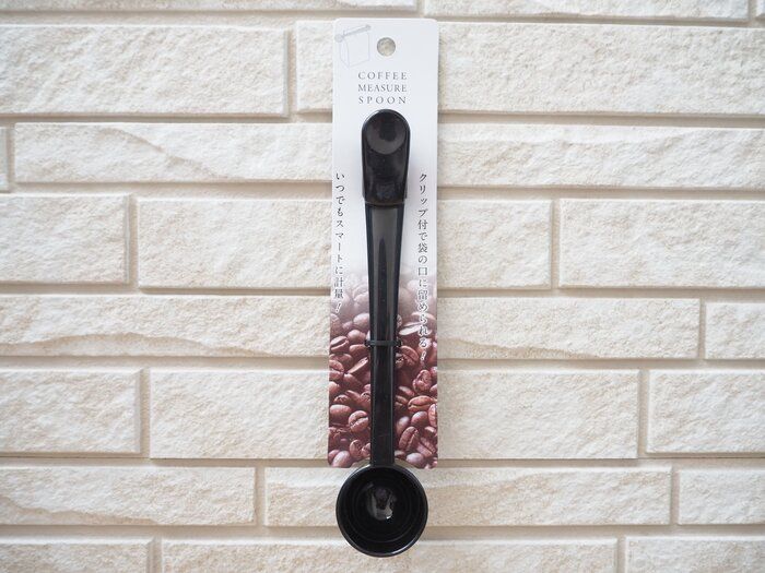 【ダイソー】超ズボラ用！コーヒーメジャースプーンでコーヒーの詰め替えの手間が省ける！