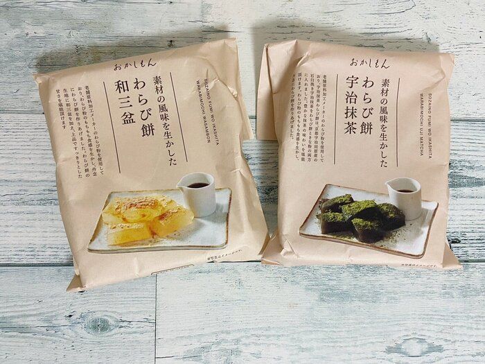 【3COINS】暑い季節にピッタリスイーツ！おかしもんのわらび餅が美味！