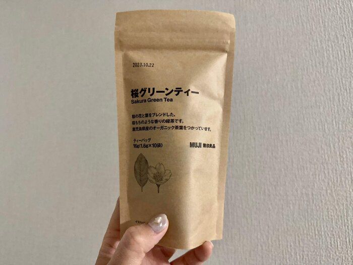 【無印良品】まるで桜餅？！春を感じる「桜グリーンティー」でほっこり幸せ気分