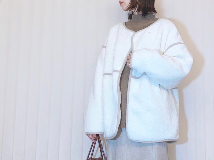 【しまむら】で買えるボアパイピングブルゾンが可愛い