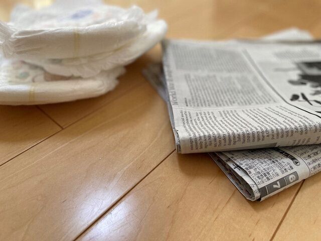 新聞紙を有効活用！使える汚れ防止策！