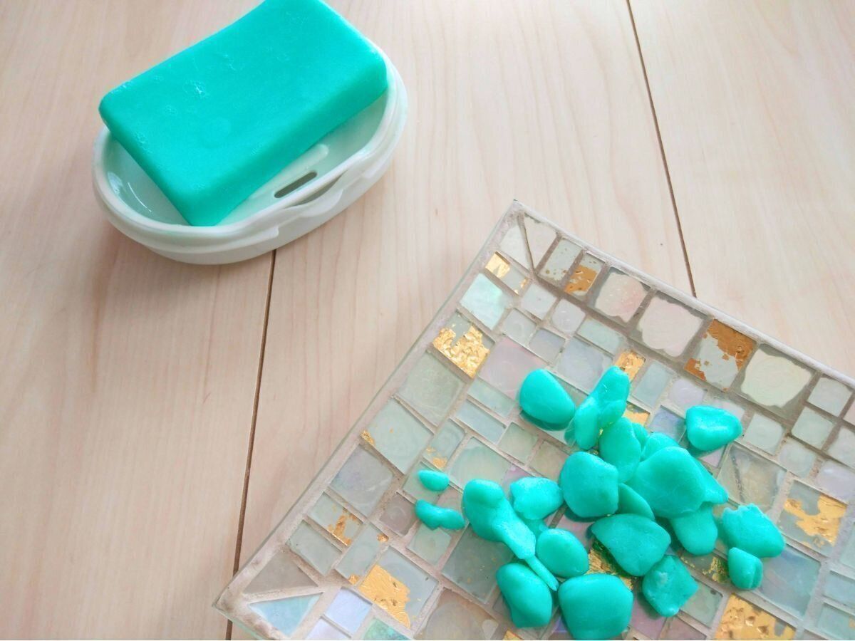 【セリア】ウタマロ石鹸を上手に使い切る！洗濯石鹸用部分洗いネット