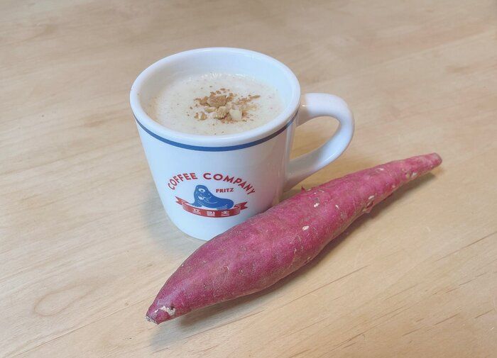 さつまいも好き必見！韓国カフェ秋冬の定番『コグマラテ』の作り方！