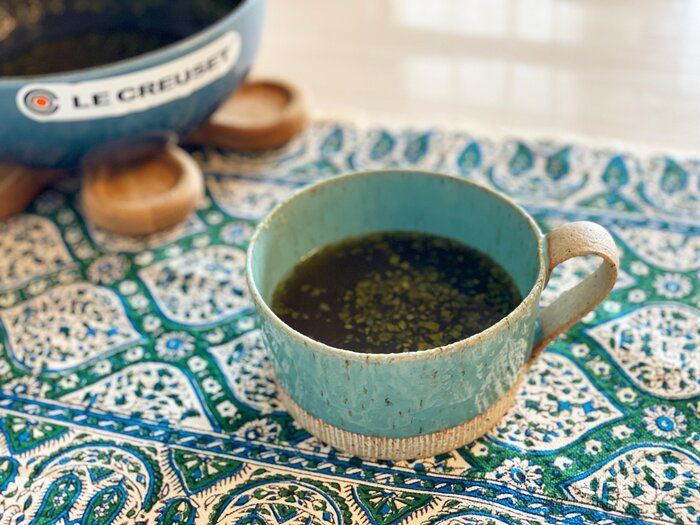 【エジプト伝統の味　モロヘイヤスープ】クレオパトラも飲んでいた？！美と健康の魅惑のスープ。