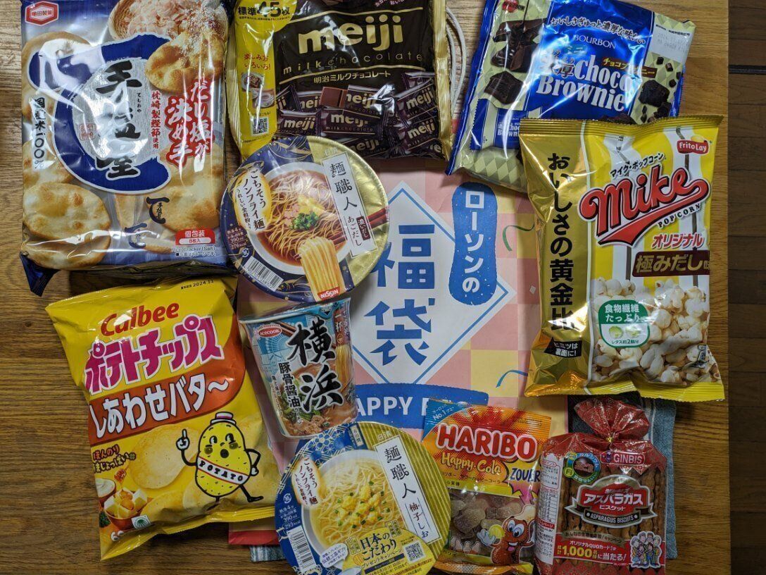 【コンビニ】ローソンの福袋を買ってみました