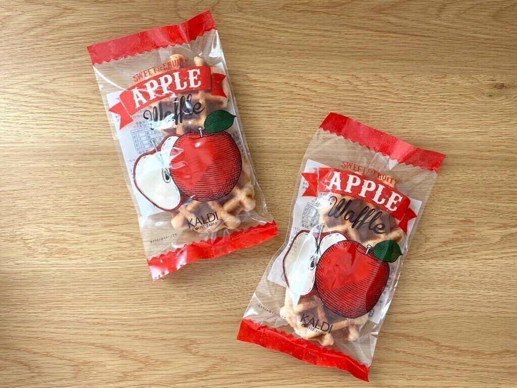 【カルディ】朝はパン派の人必見！1個70円で食べられる朝食にピッタリのワッフル！