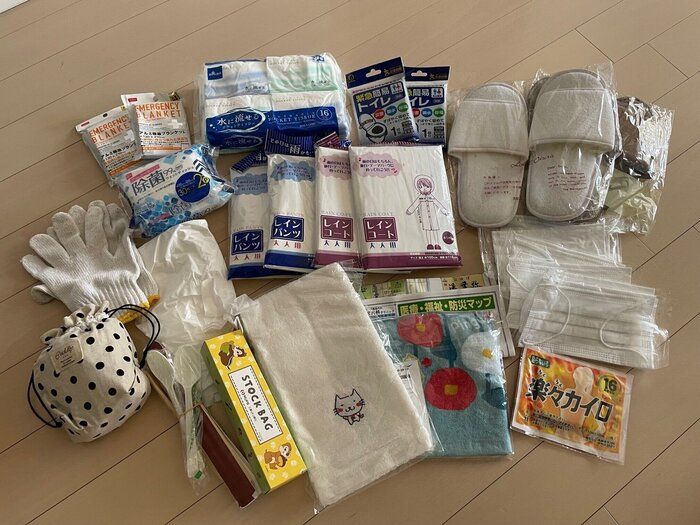 【備えあれば患いなし】防災グッズを100均と家にあるもので揃えてみました！