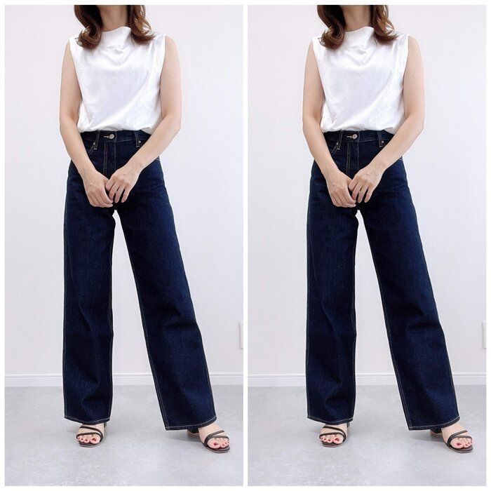 【ユニクロ】SNSで人気のデニム履いてみたらやっぱりよかった！