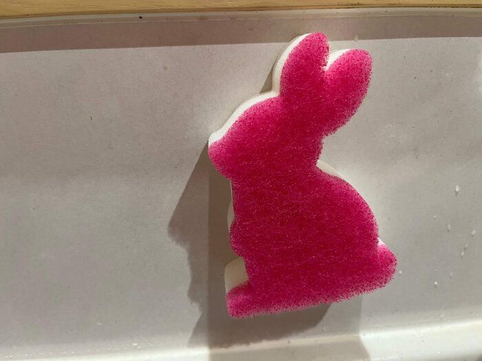 【ダイソー】楽家事！シンクにくっつくキッチンスポンジ