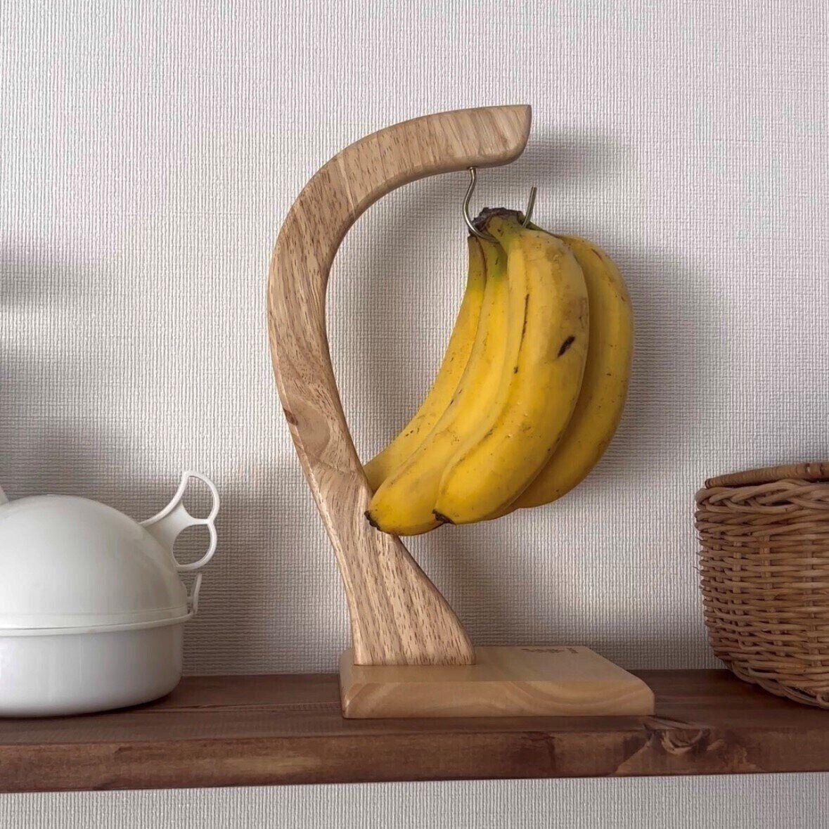 【楽天】吊るして長持ち！かわいい木製バナナツリー