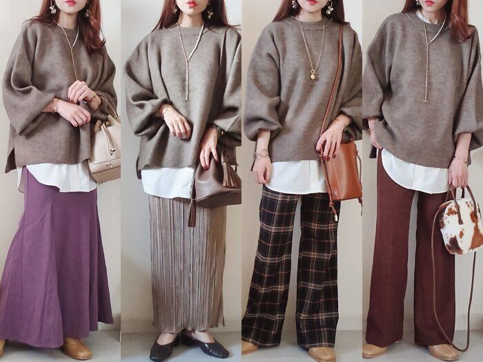 【しまむら】着心地最高なモチモチニットは着回しも最強！