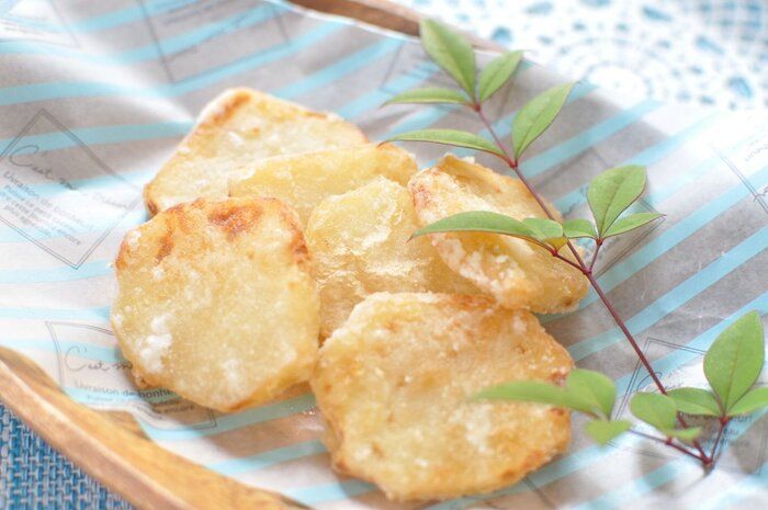 揚げない【唐揚げポテト】ポテチより断然ヘルシー！おやつにおつまみに大活躍レシピ