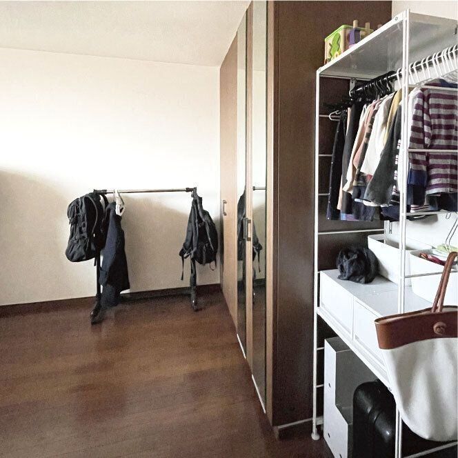 【1LDK賃貸・3人家族】部屋が服で溢れないシンプルな衣類収納のコツ