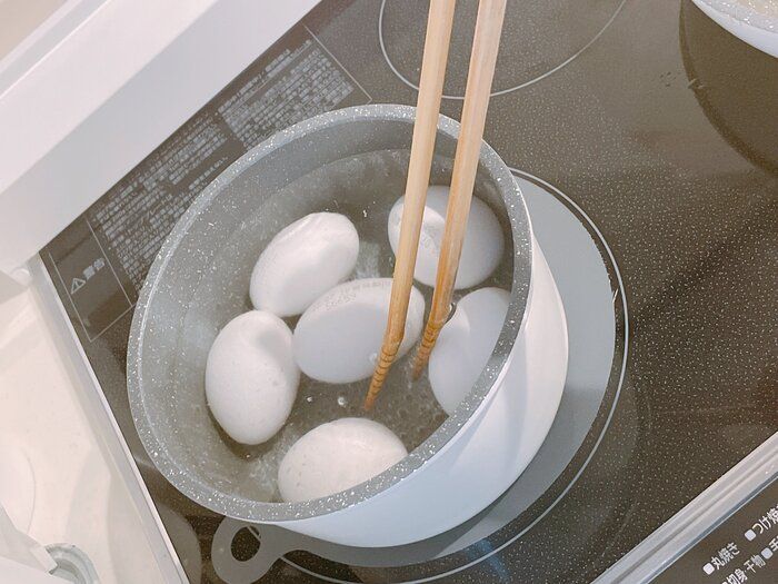 【時短・節約】7分でつくる固ゆで卵