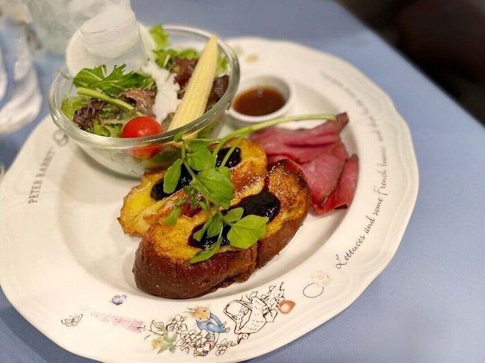ピーターラビットの世界でブリティッシュ料理