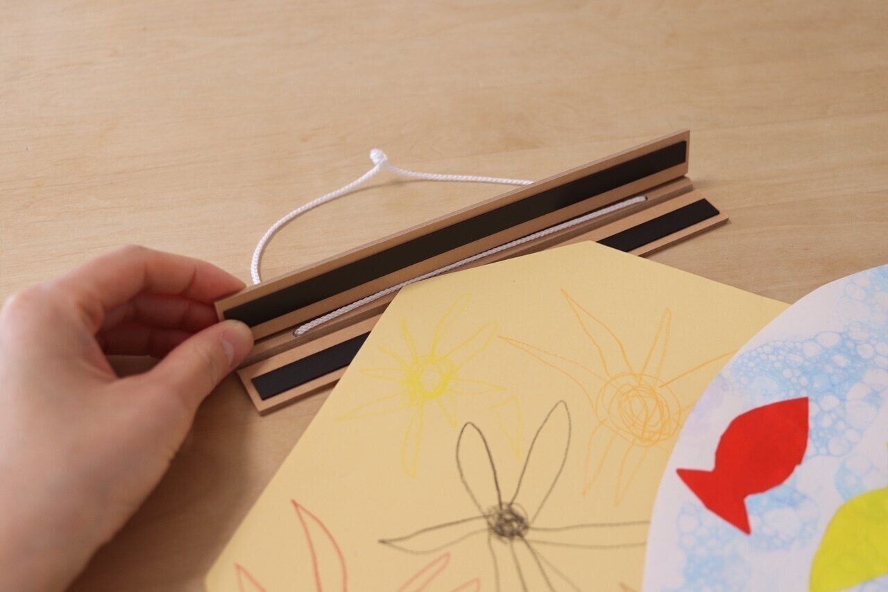 【無印良品で発見！】子どもの作品にぴったりなハンガー