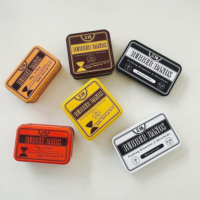 【ダイソー】生活感の代名詞！輪ゴムがこんなオシャレな容器で売られてますっ！