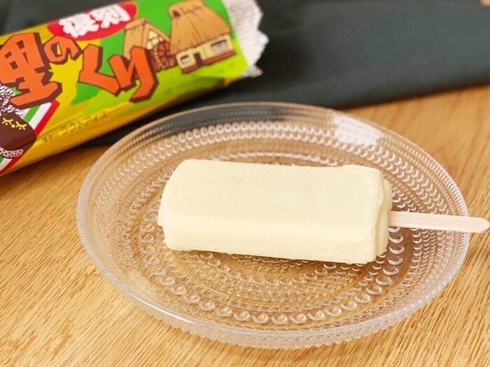 【ファミマ】昭和レトロブームにのって大人気アイス「里のくり」の復刻版が登場