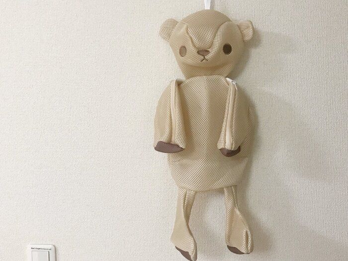 【キャン★ドゥ】まるでぬいぐるみ！洗濯が楽しくなるランドリーネット