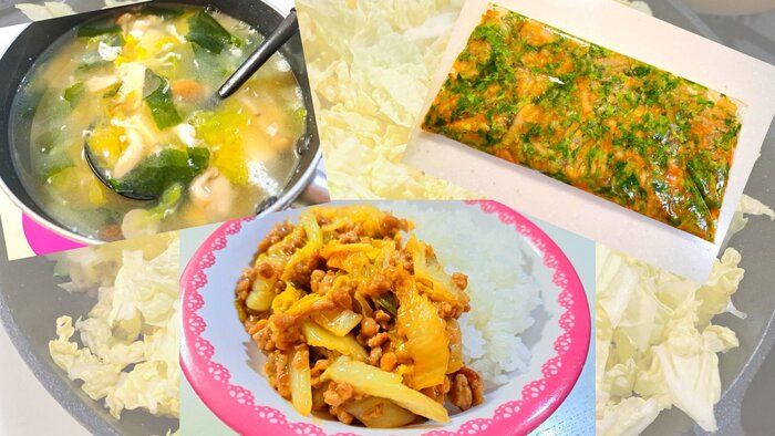 【食費節約】しっかり使いきれるから白菜まるごと買って！4人家族で食費月2万円台の私の使い方！！